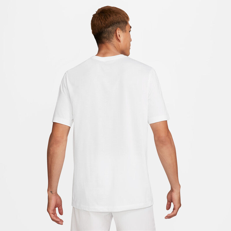 Nike Court Dri-Fit Rafa Tee (M) (White) Nike