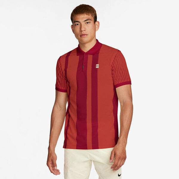 The Nike Heritage Polo Dri-Fit (M) (Team Red)