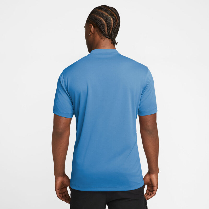 Nike Court Dri-Fit Blade Solid Polo (M) (Lt Photo Blue) Nike