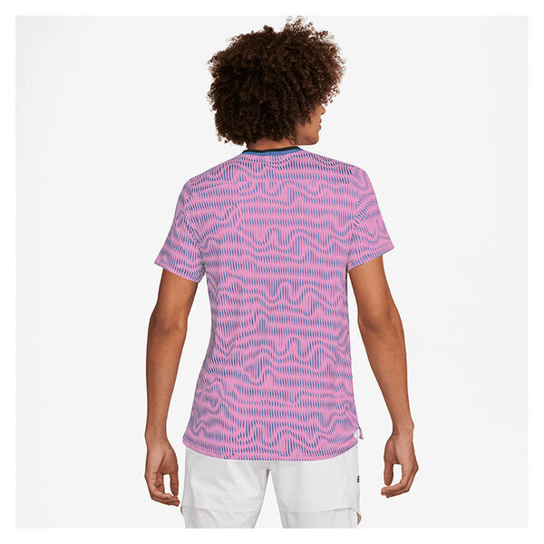 Nike Court Advantage Printed Top (M) (Playful Pink)