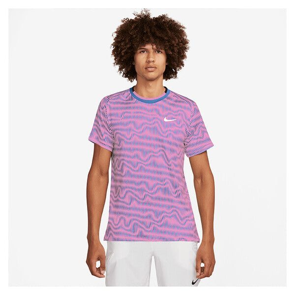 Nike Court Advantage Printed Top (M) (Playful Pink)