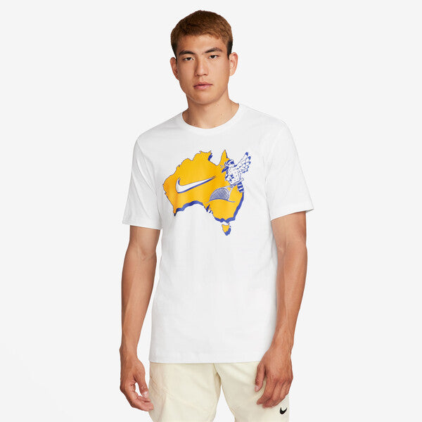 Nike Court Graphic Oz Tee (M) (White)