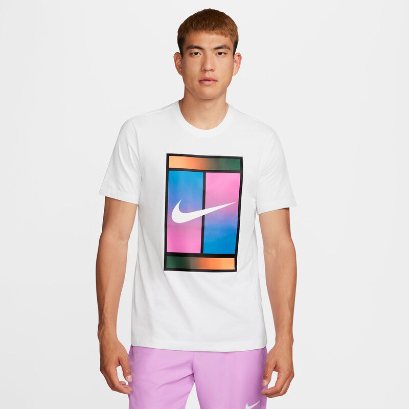 Nike Court Dri-Fit Tee (M) (White)