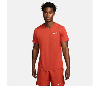Nike Court Dri-Fit Victory Top (M) (Rust Factor)