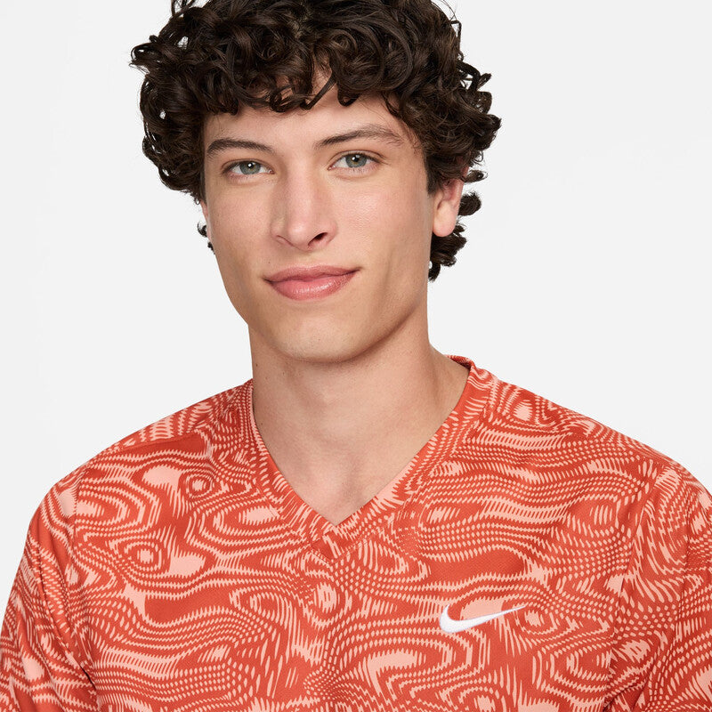 Nike Court Victory Novelty Top (M) (Rust Factor)