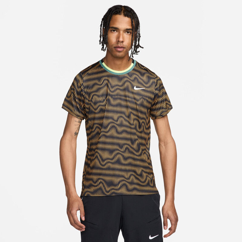 Nike Court Advantage Printed Top (M) (Black) Nike