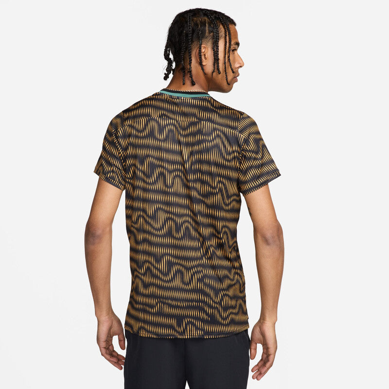 Nike Court Advantage Printed Top (M) (Black) Nike