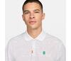 The Nike Heritage Printed Polo (M) (White)
