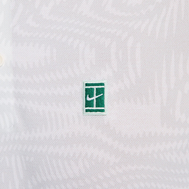 The Nike Heritage Printed Polo (M) (White)