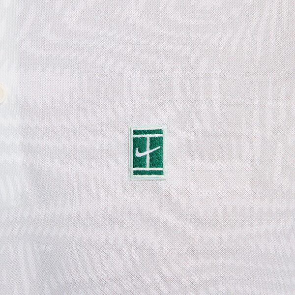 The Nike Heritage Printed Polo (M) (White)