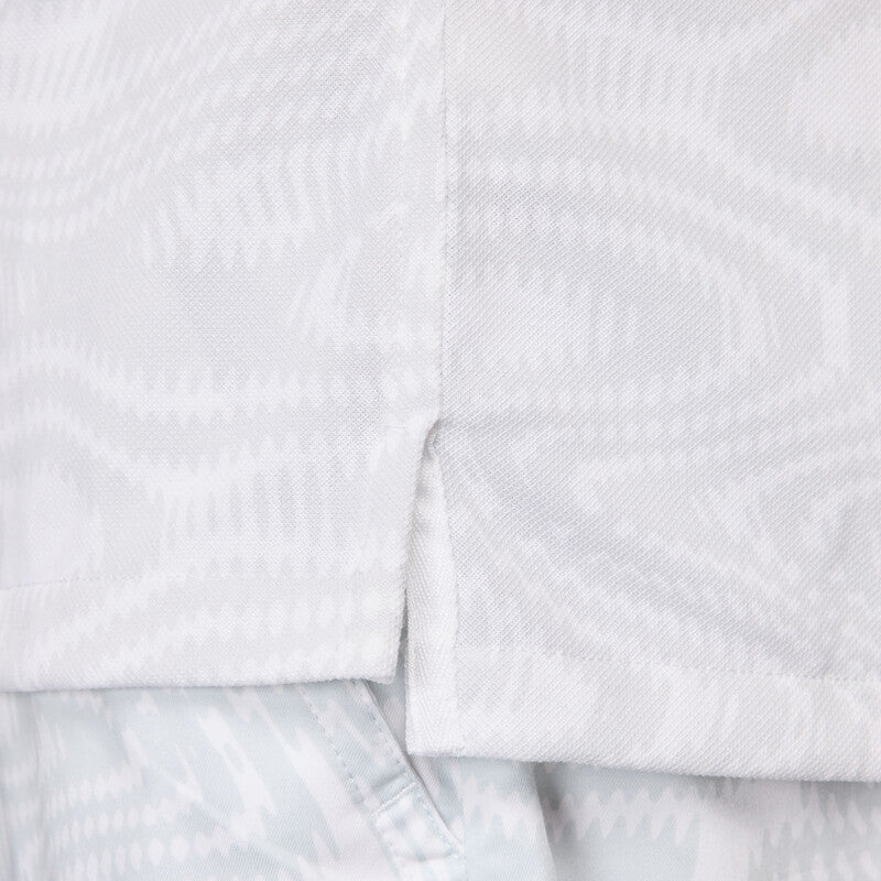 The Nike Heritage Printed Polo (M) (White)