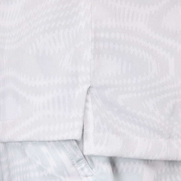 The Nike Heritage Printed Polo (M) (White)