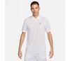 The Nike Heritage Printed Polo (M) (White)