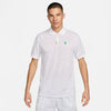 The Nike Heritage Printed Polo (M) (White)