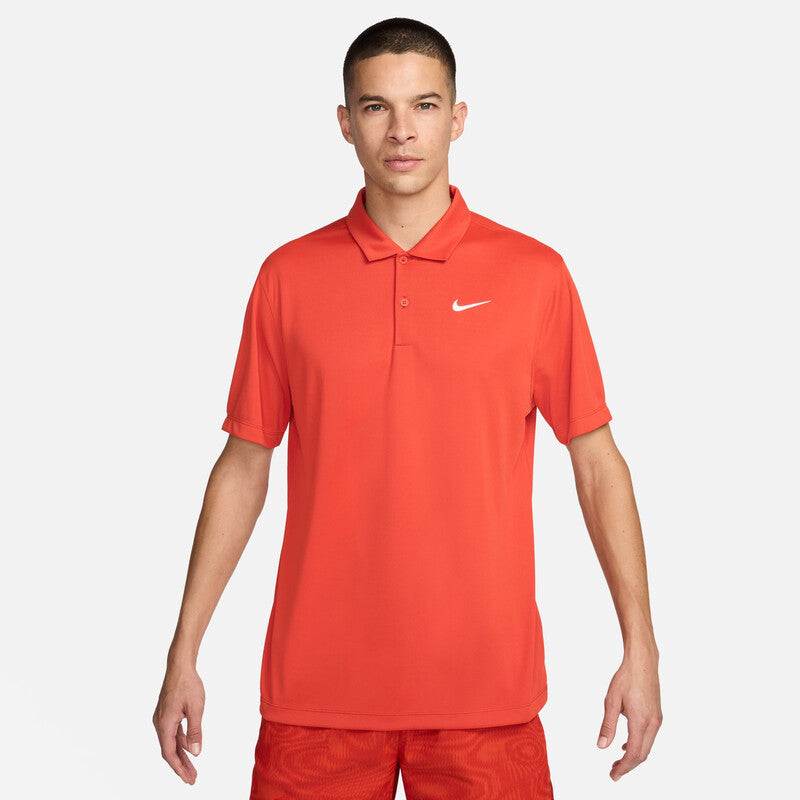 Nike Court Dri-Fit Solid Polo (M) (Rust Factor)