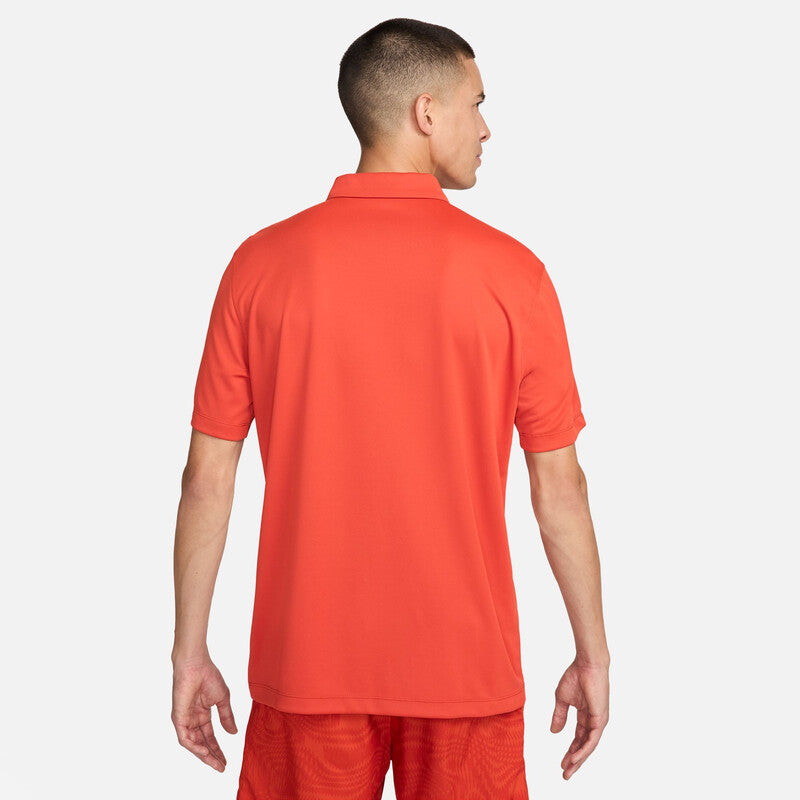 Nike Court Dri-Fit Solid Polo (M) (Rust Factor)