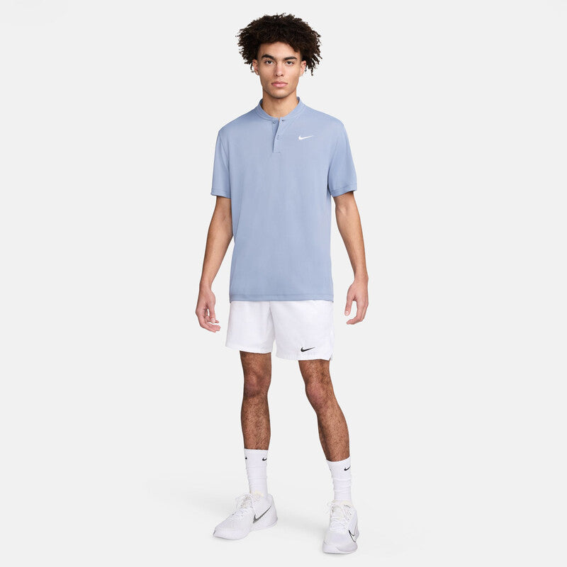 Nike Court Dri-Fit Blade Solid Polo (M) (Ashen Slate)