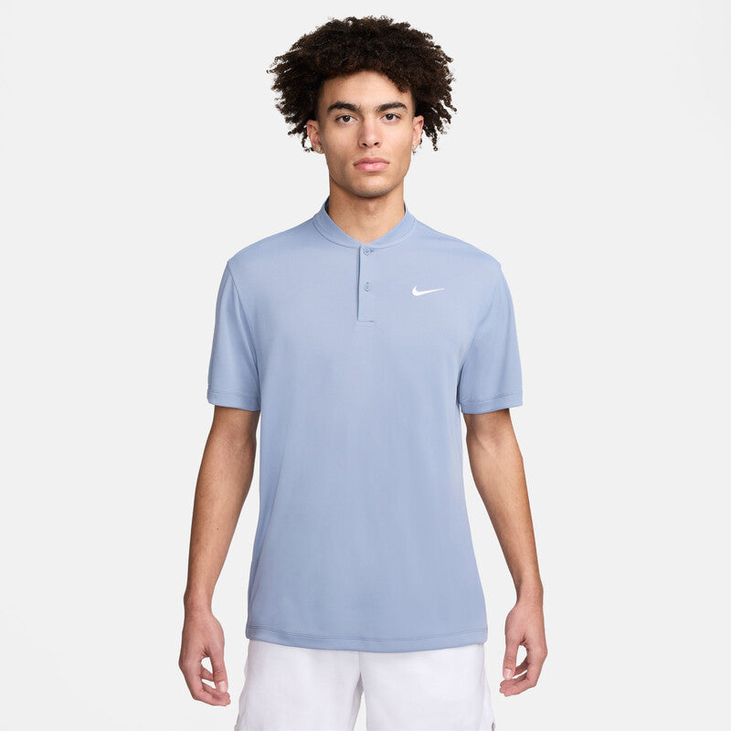 Nike Court Dri-Fit Blade Solid Polo (M) (Ashen Slate) Nike