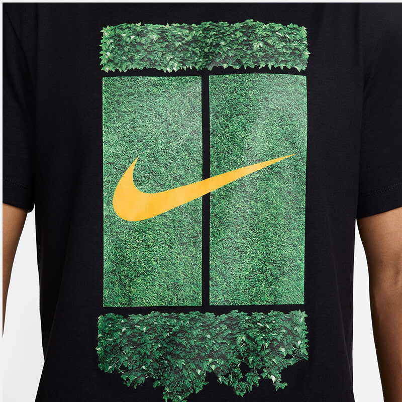 Nike Court Graphic Tee (M) (Black)