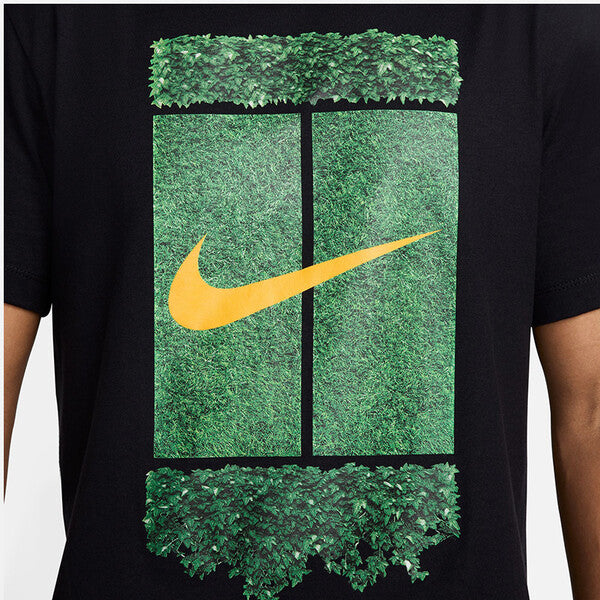 Nike Court Graphic Tee (M) (Black)