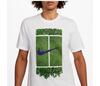 Nike Court Graphic Tee (M) (White)