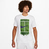 Nike Court Graphic Tee (M) (White)