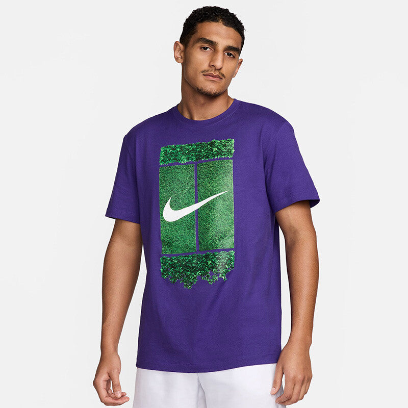 Nike Court Graphic Tee (M) (Purple) Nike