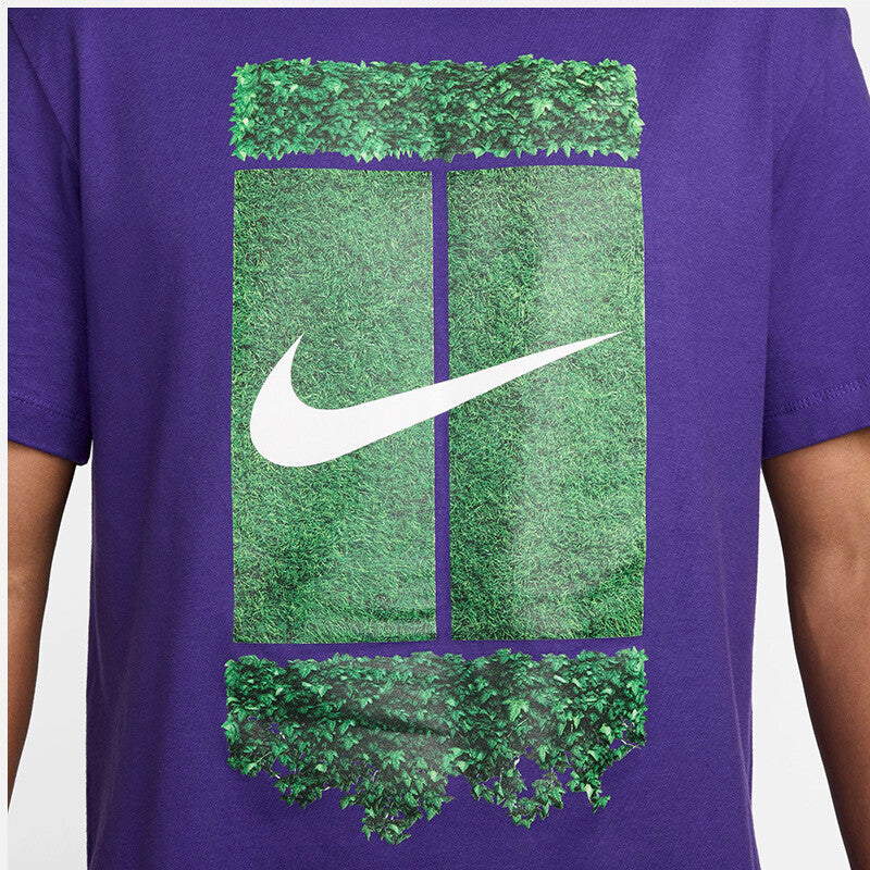 Nike Court Graphic Tee (M) (Purple) Nike