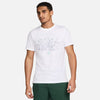 Nike Court Dri-Fit Graphic Tee (M) (White)