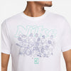 Nike Court Dri-Fit Graphic Tee (M) (White)