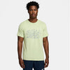 Nike Court Dri-Fit Graphic Tee (M) (Olive)