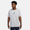 Nike Court Dri-Fit Tennis Graphic Tee (M) (Grey)