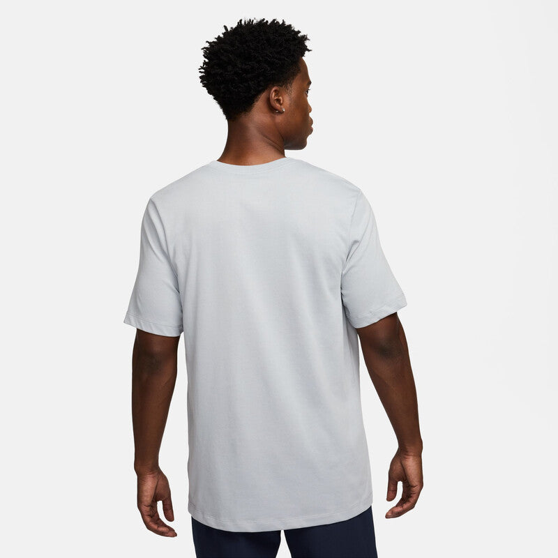 Nike Court Dri-Fit Tennis Graphic Tee (M) (Grey)