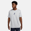 Nike Court Dri-Fit Tennis Graphic Tee (M) (Grey)