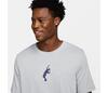 Nike Court Dri-Fit Tennis Graphic Tee (M) (Grey)