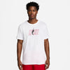 Nike Court Dri-Fit Tennis Graphic Tee (M) (White)