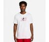 Nike Court Dri-Fit Tennis Graphic Tee (M) (White)