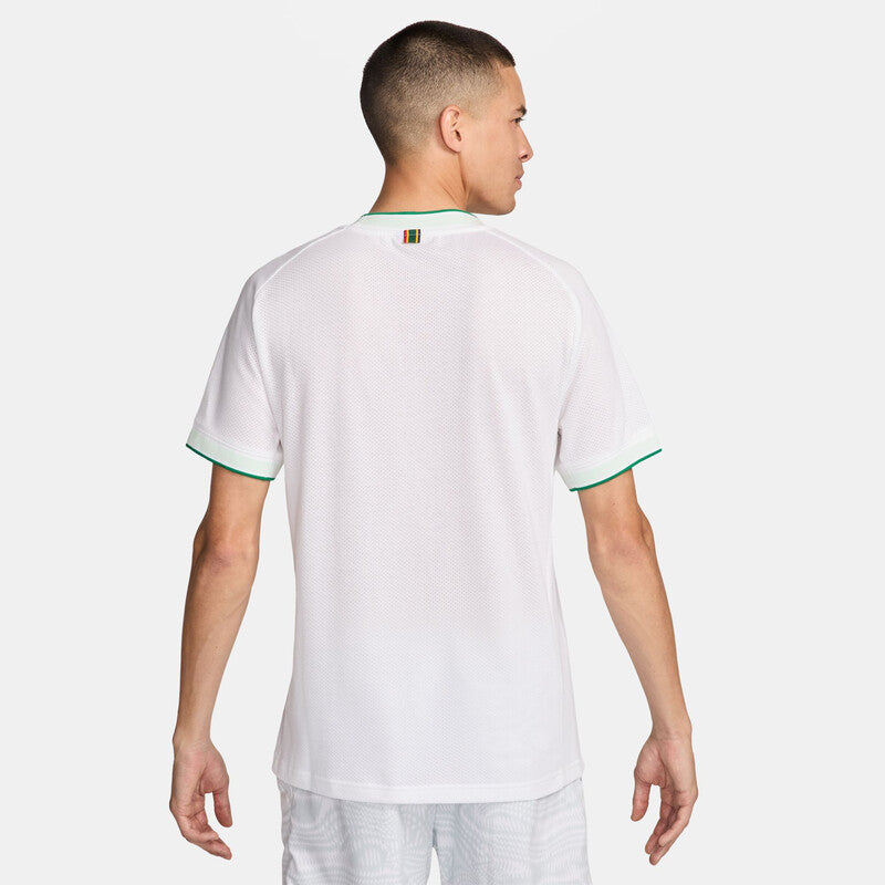 Nike Court Heritage Short Sleeve Top (M) (White) Nike