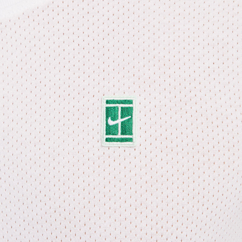 Nike Court Heritage Short Sleeve Top (M) (White) Nike