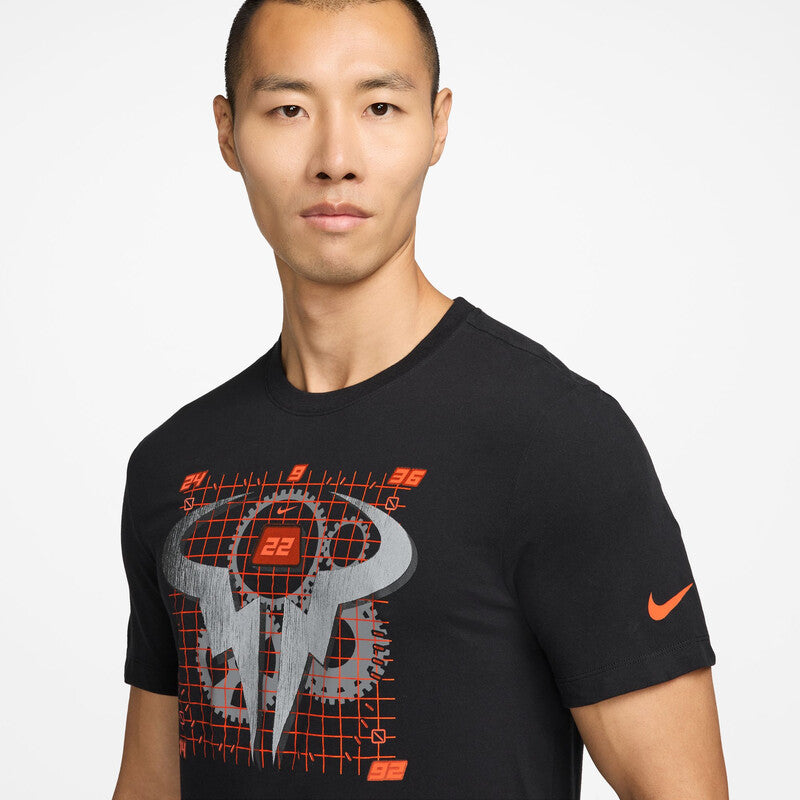 Nike Court Dri-Fit Rafa Tee (M) (Black)