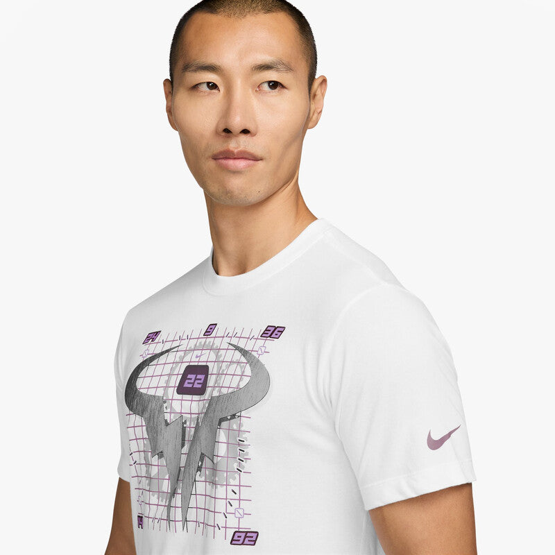 Nike Court Dri-Fit Rafa Tee (M) (White)
