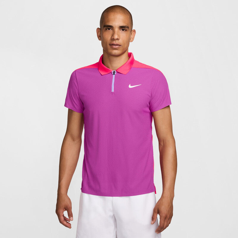 Nike Court Advantage Slam Ny Polo (M) (Hot Fuchsia)