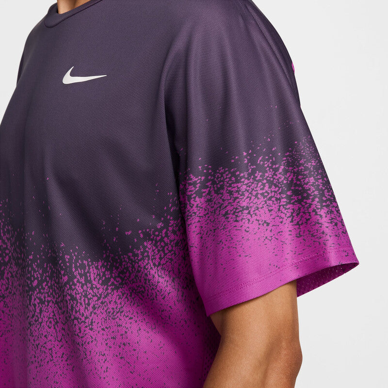 Nike Court Slam Wildcard Ny Printed Top (M) (Hot Fuchsia)