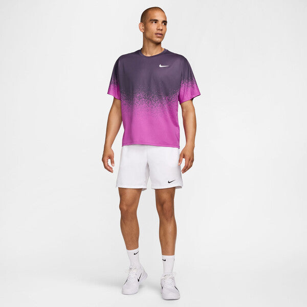 Nike Court Slam Wildcard Ny Printed Top (M) (Hot Fuchsia)