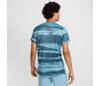 Nike Court Advantage Printed Top (M) (Denim Turquoise)