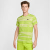 Nike Court Advantage Printed Top (M) (Life Lime)
