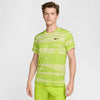 Nike Court Advantage Printed Top (M) (Life Lime)