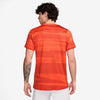 Nike Court Advantage Printed Top (M) (Orange)