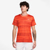 Nike Court Advantage Printed Top (M) (Orange)