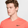 Nike Court Dri-Fit Victory Top (M) (Lt Wild Mango)